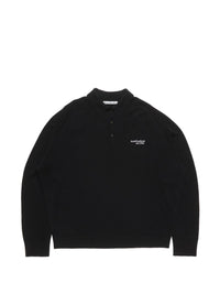 Acne Studios Men Logo Wool Polo Shirt