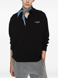 Acne Studios Men Logo Wool Polo Shirt