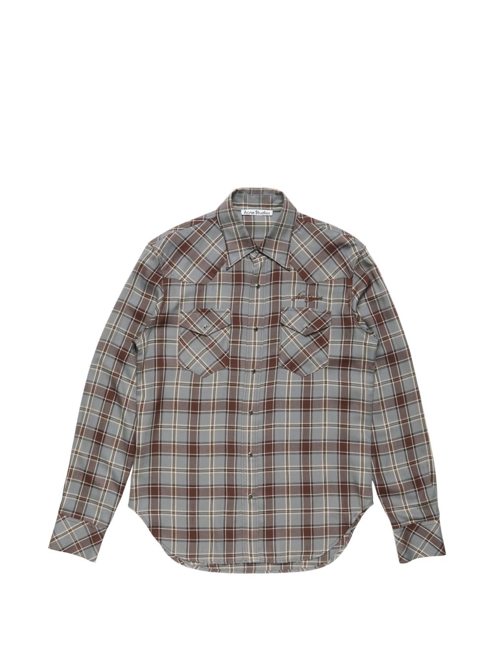 Acne Studios Men Checked Shirt