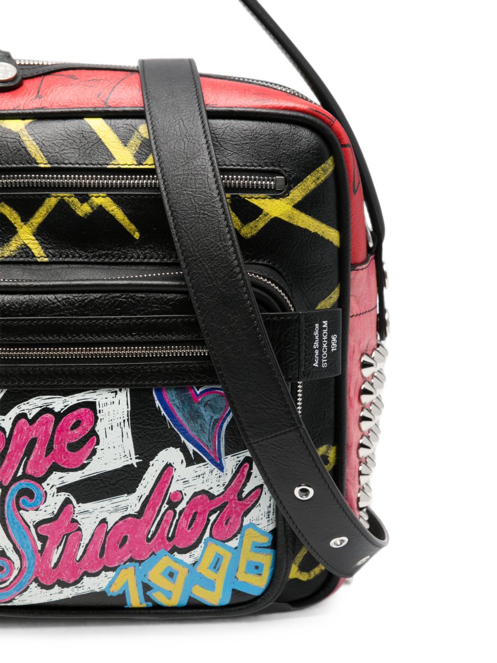 Acne Studios Women Camero Camera Punk Print Shoulder Bag