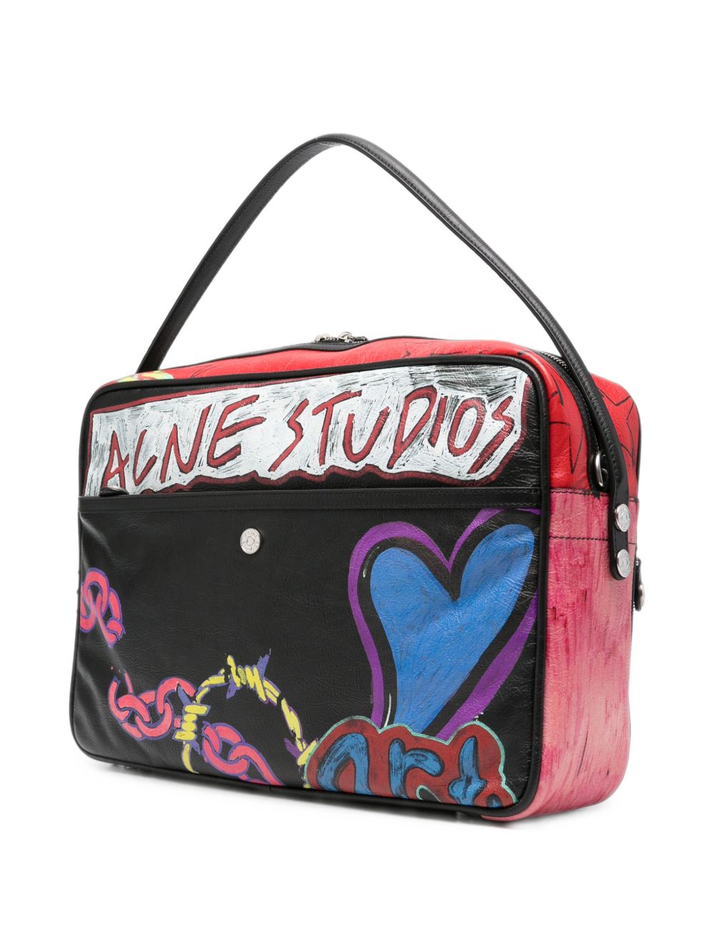 Acne Studios Women Camero Camera Punk Print Shoulder Bag