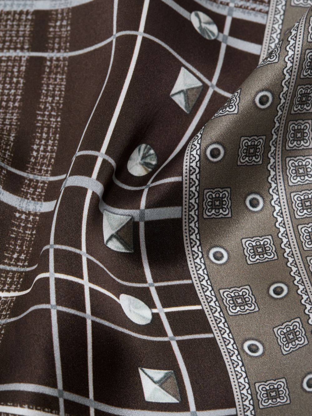 Acne Studios Women Printed Silk Foulard