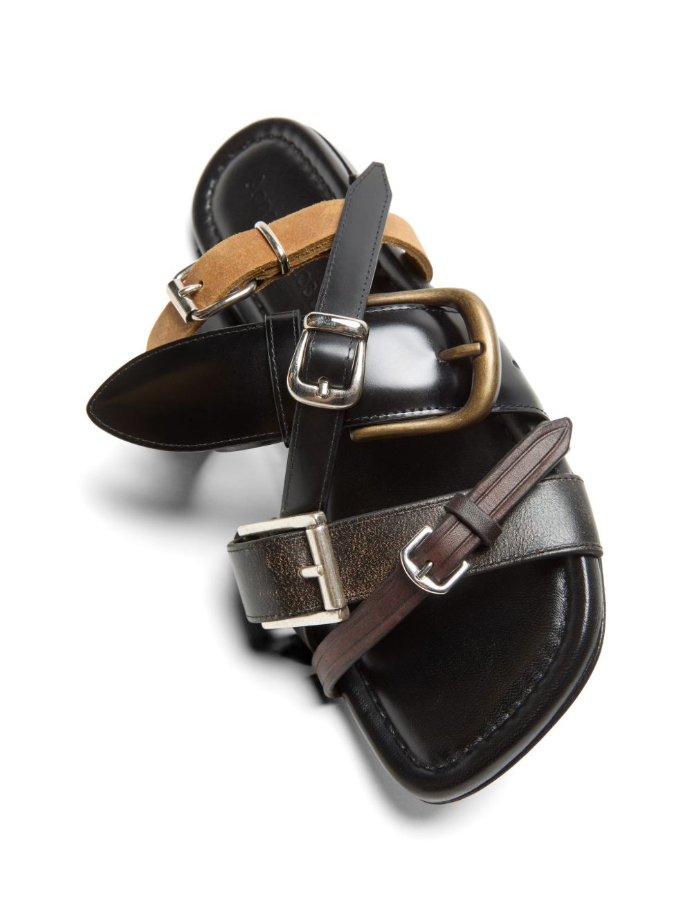 Acne Studios Women Leather Flat Sandals