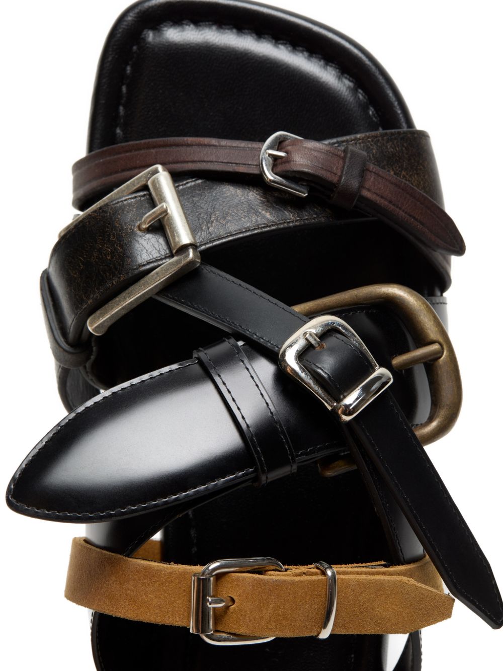 Acne Studios Women Leather Flat Sandals