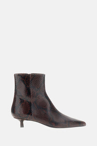 Aeyde Aeyde Women Sofia Ankle Boots Snake Print Calf Leather