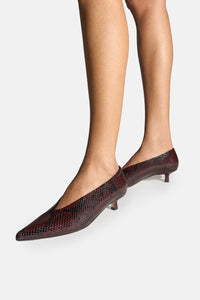 Aeyde Aeyde Women Clara Snake Print Pumps