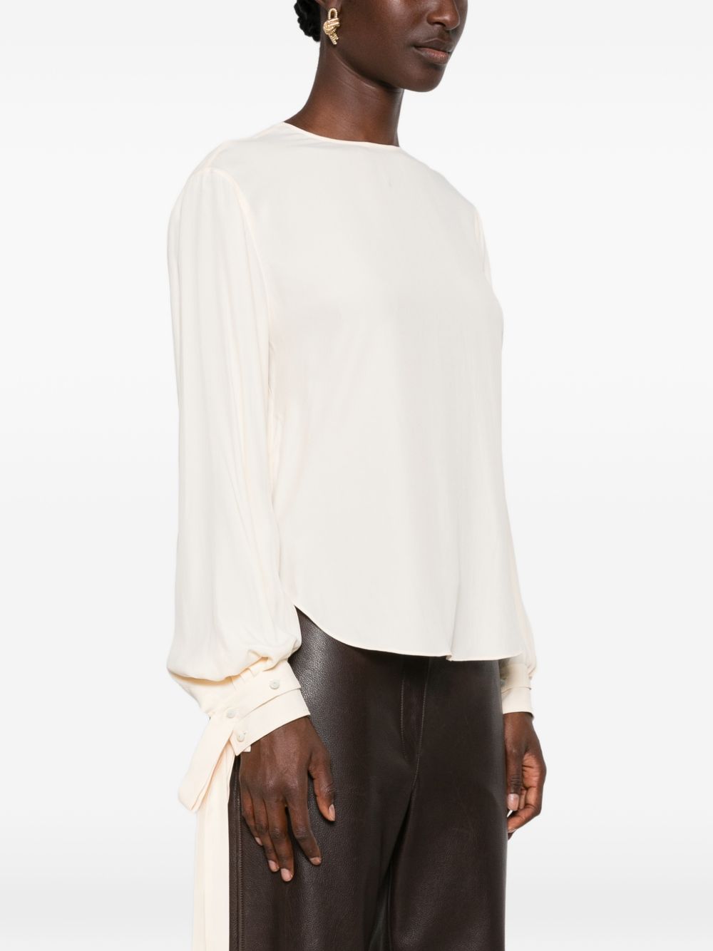 Alberta Ferretti Women Crepe De Chine Blouse