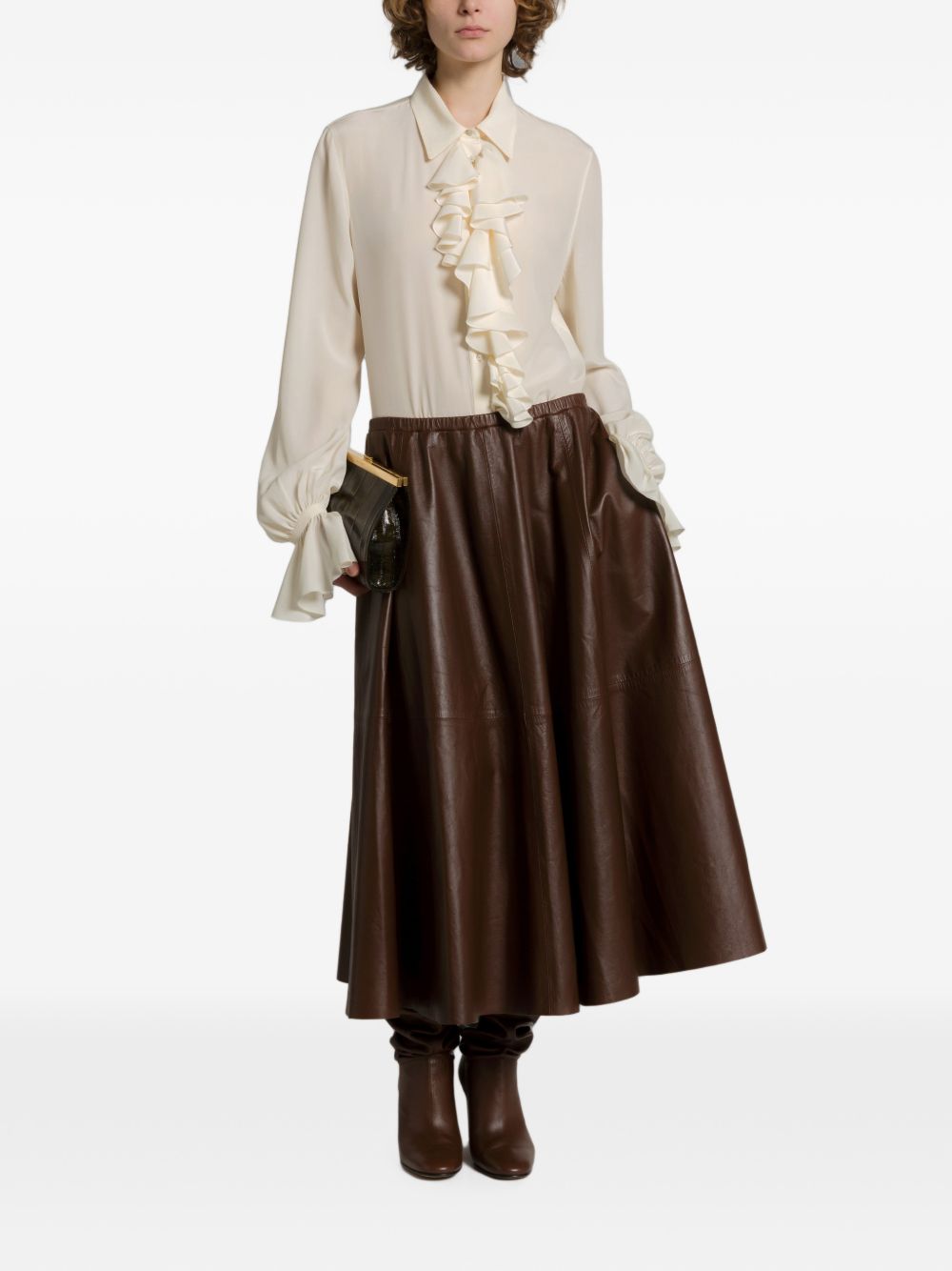 ALBERTA FERRETTI Alberta Ferretti Women Crepe De Chine Shirt