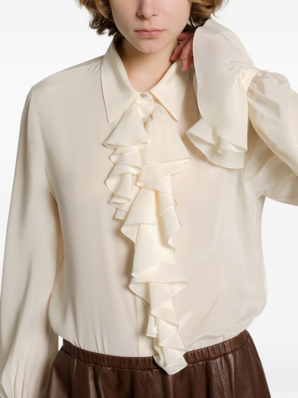 ALBERTA FERRETTI Alberta Ferretti Women Crepe De Chine Shirt