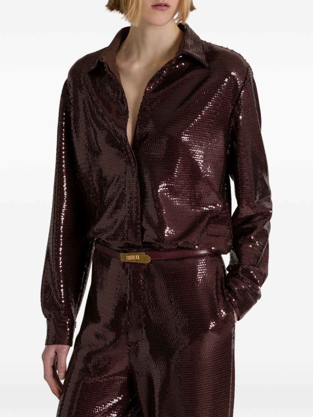 ALBERTA FERRETTI Alberta Ferretti Women Sequined Shirt