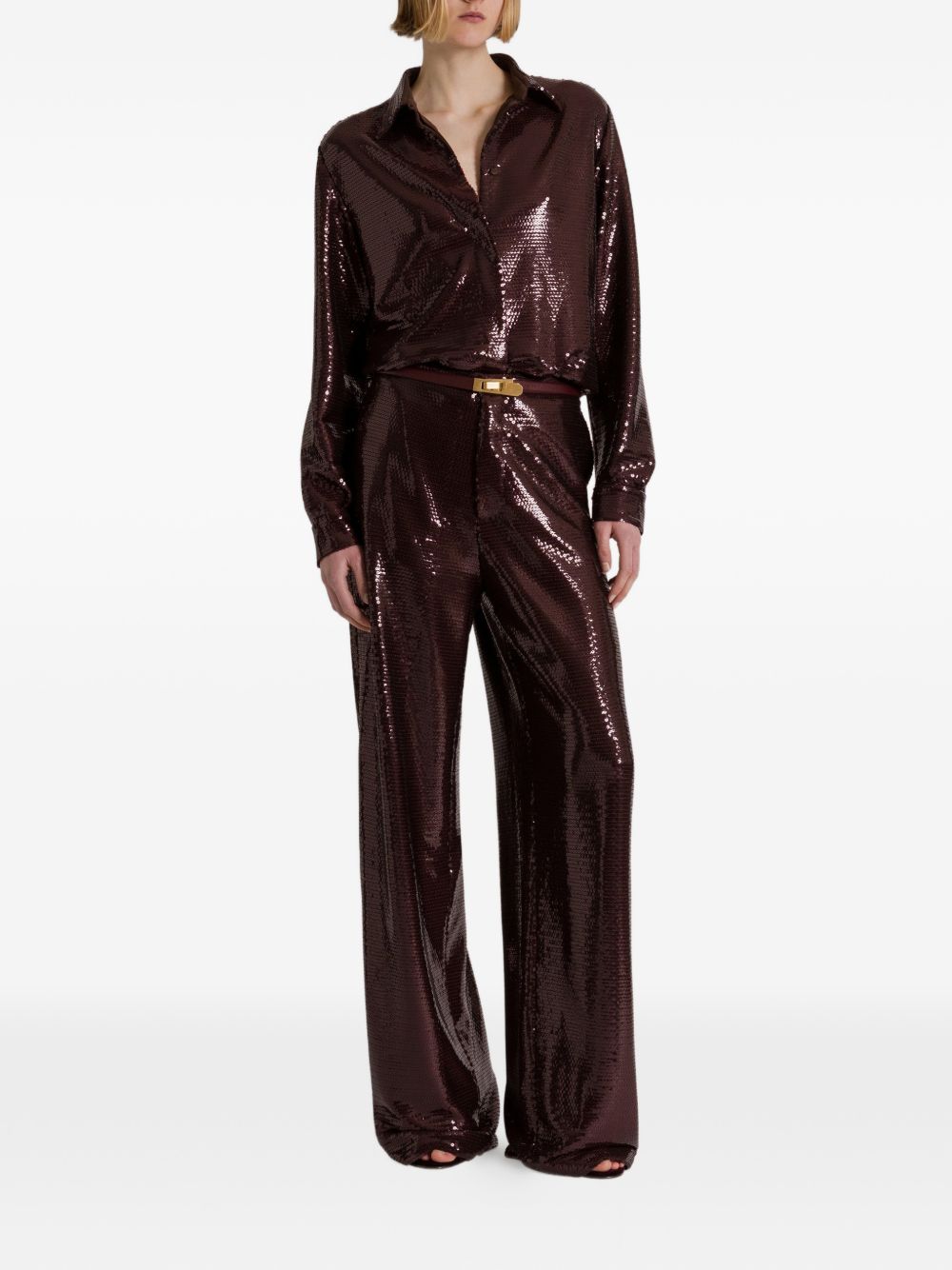 ALBERTA FERRETTI Alberta Ferretti Women Sequined Shirt