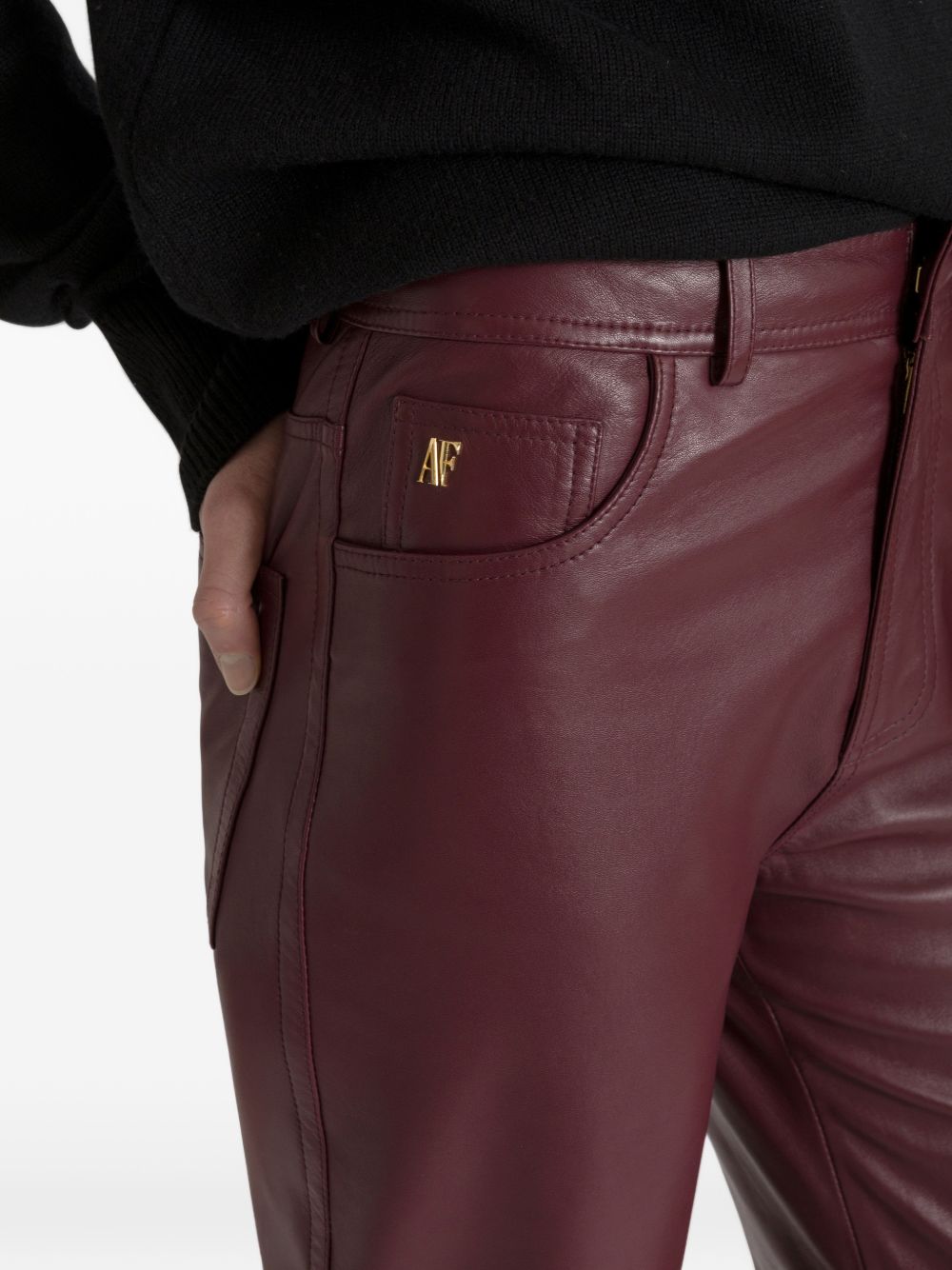 ALBERTA FERRETTI Alberta Ferretti Women Faux Leather Trousers