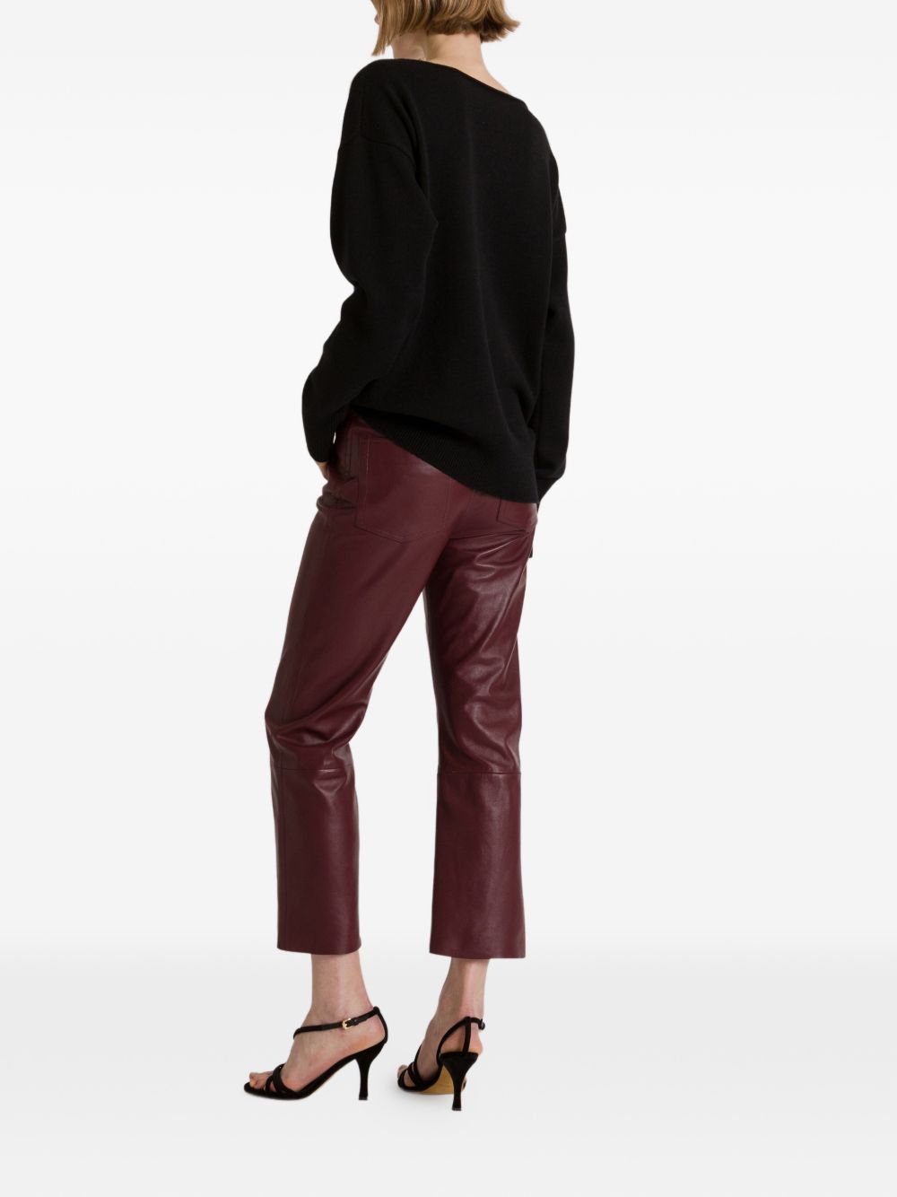 ALBERTA FERRETTI Alberta Ferretti Women Faux Leather Trousers