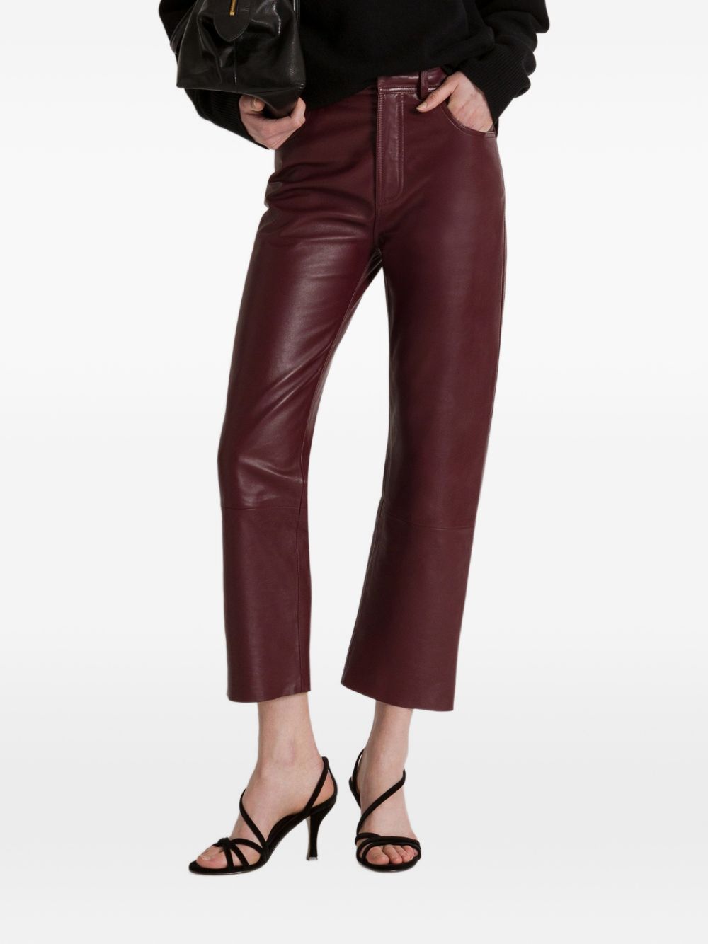ALBERTA FERRETTI Alberta Ferretti Women Faux Leather Trousers