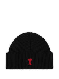 Ami Paris Men Ami De Coeur Wool Beanie