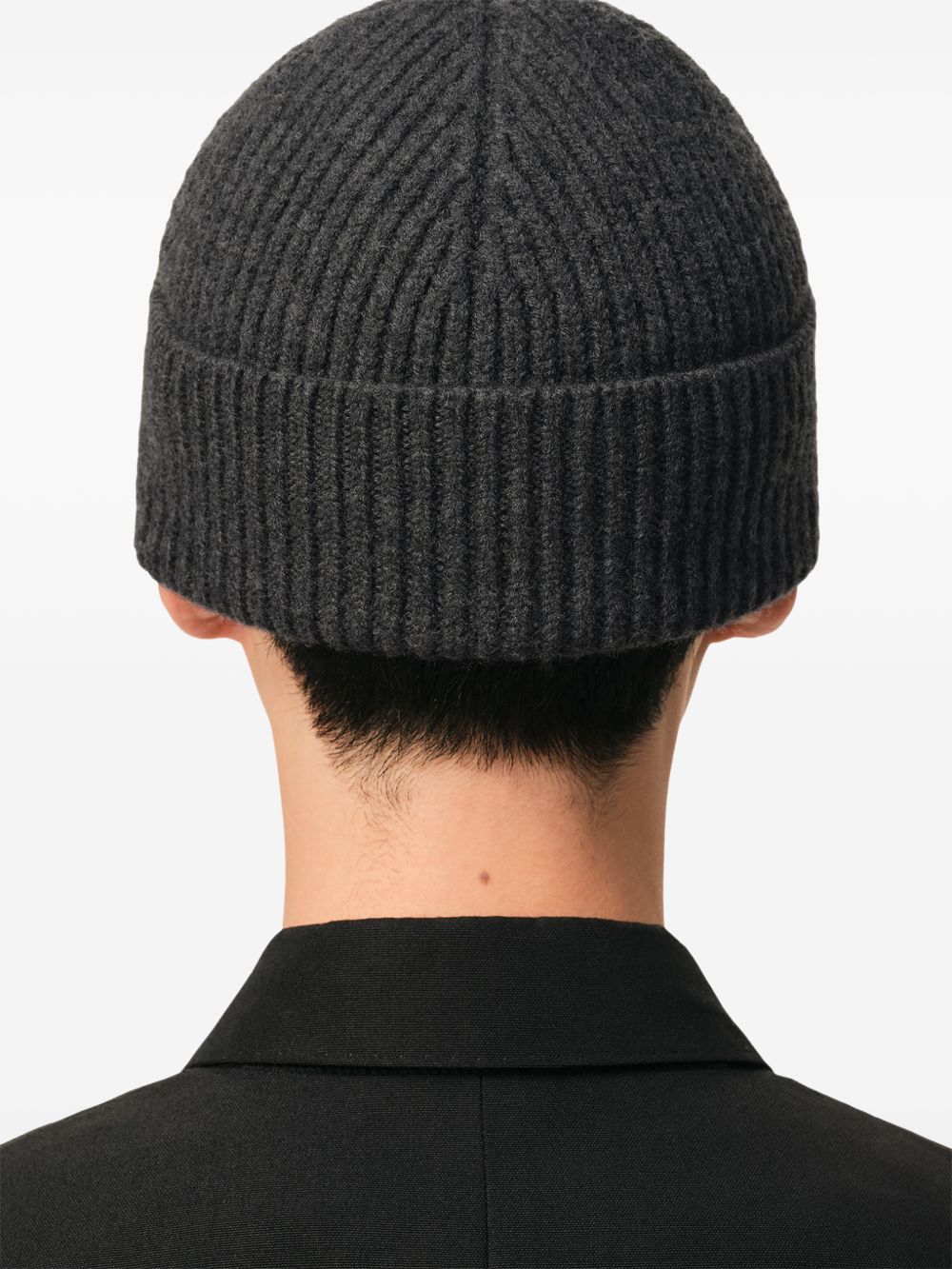 Ami Paris Men Ami De Coeur Wool Beanie