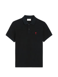 Ami Paris Men Ami De Coeur Cotton Polo Shirt