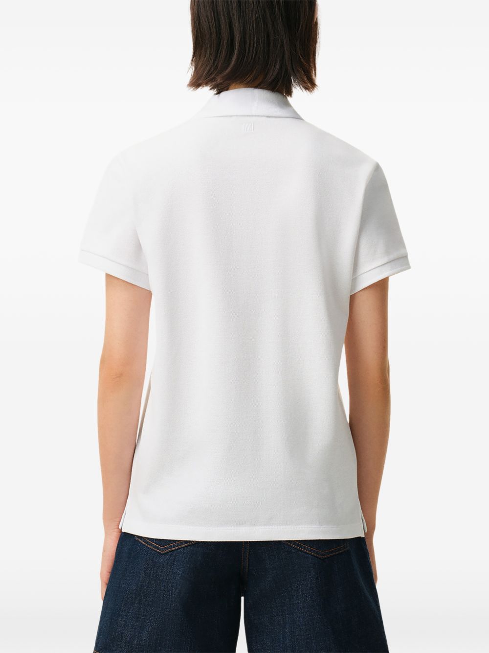 Ami Paris Men Ami De Coeur Cotton Polo Shirt