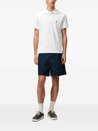 Ami Paris Men Ami De Coeur Cotton Polo Shirt