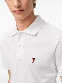 Ami Paris Men Ami De Coeur Cotton Polo Shirt