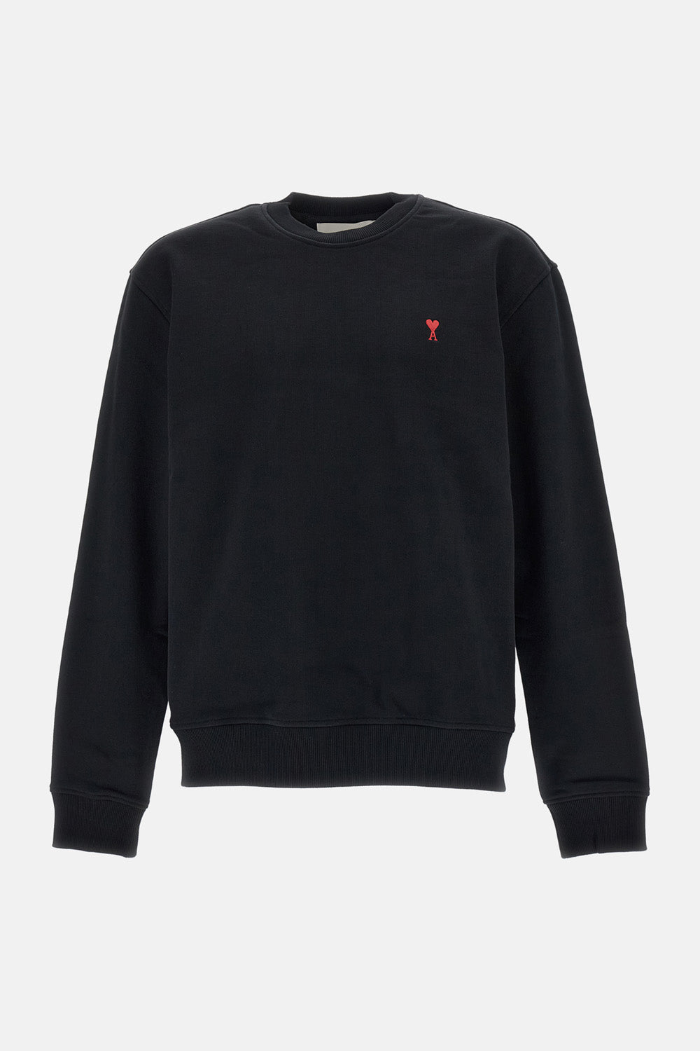 Ami Paris Men Sweatshirt With Red Ami De Coeur