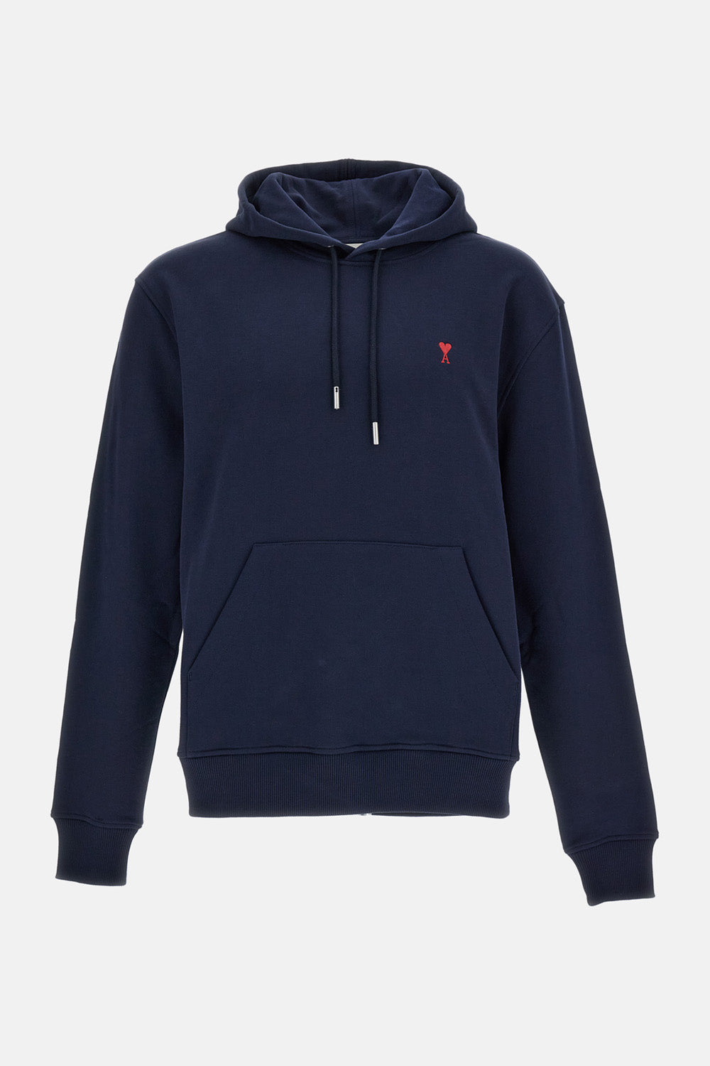 Ami Paris Ami Paris Men Hoodie With Red Ami De Coeur
