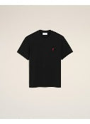 Ami Paris Ami Paris Men Tshirt With Red Ami De Coeur