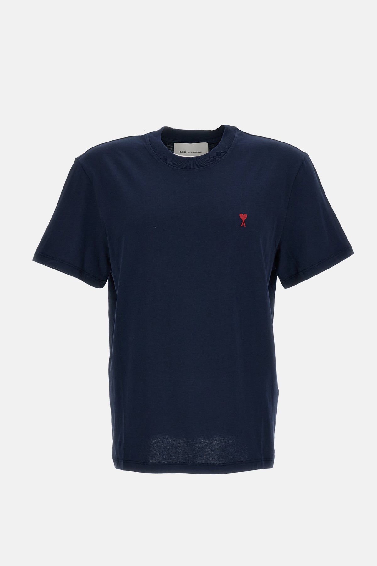 Ami Paris Ami Paris Men Tshirt With Red Ami De Coeur