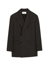 Ami Paris Women Wool Double-Breasted Blazer Jacket