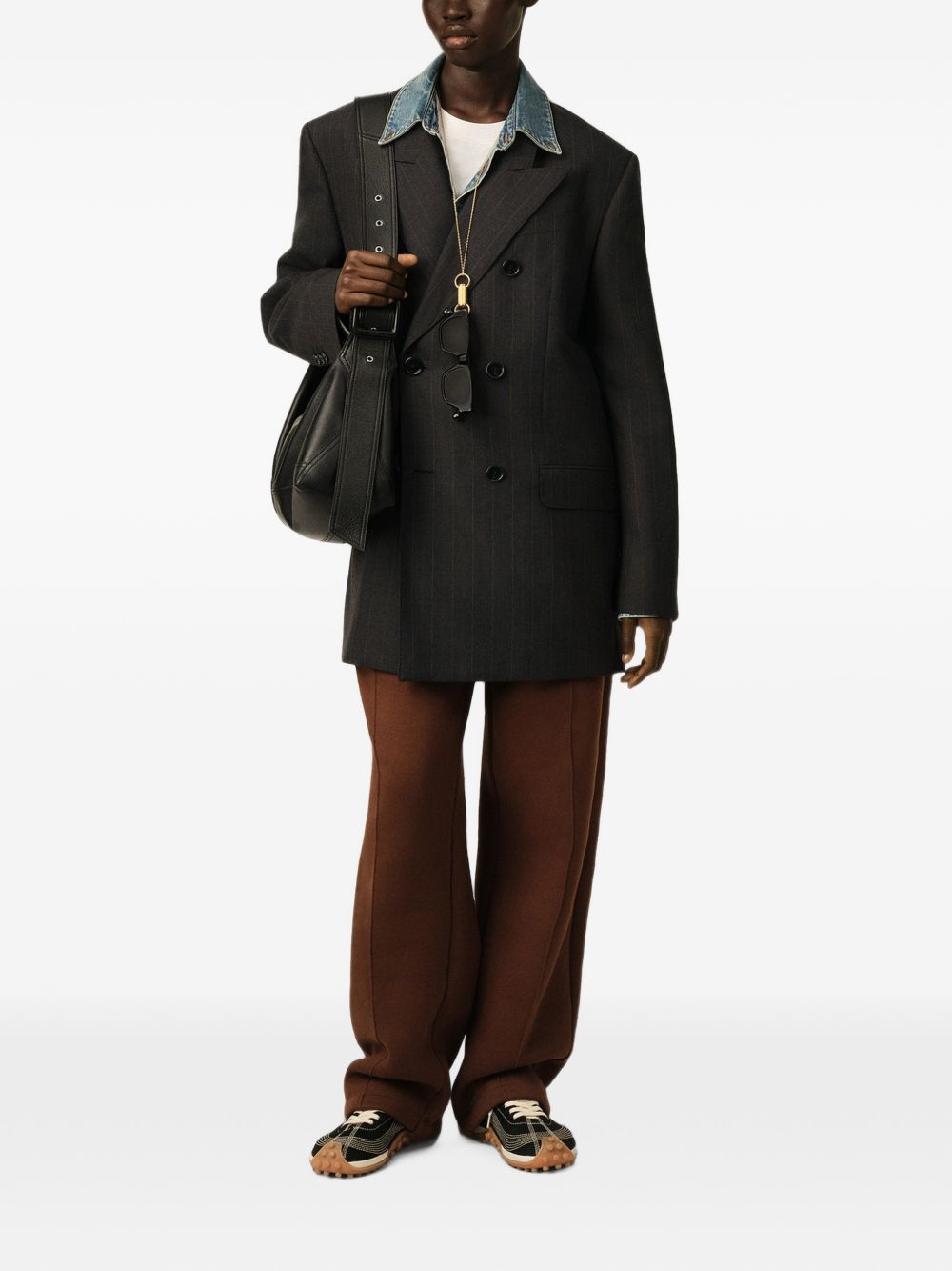 Ami Paris Women Wool Double-Breasted Blazer Jacket