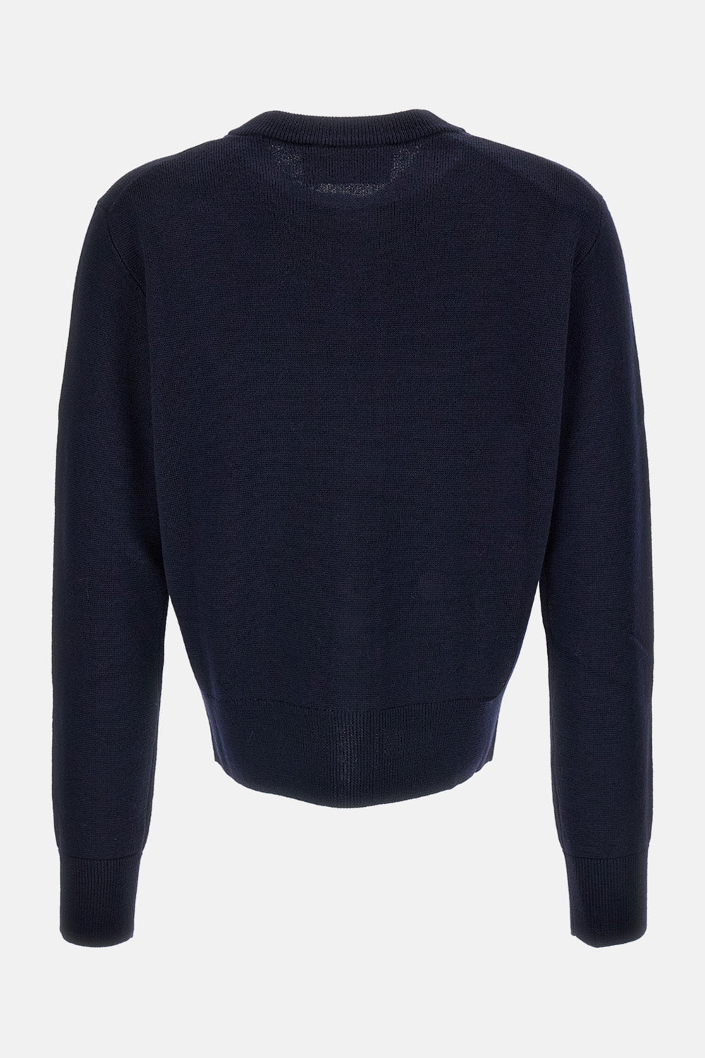 Ami Paris Women Crewneck Cardigan With Ami De Coeur