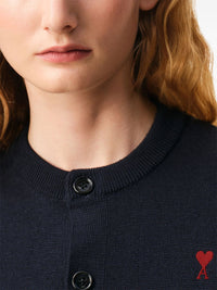 AMI PARIS Ami Paris Women Ami De Coeur Wool Cardigan