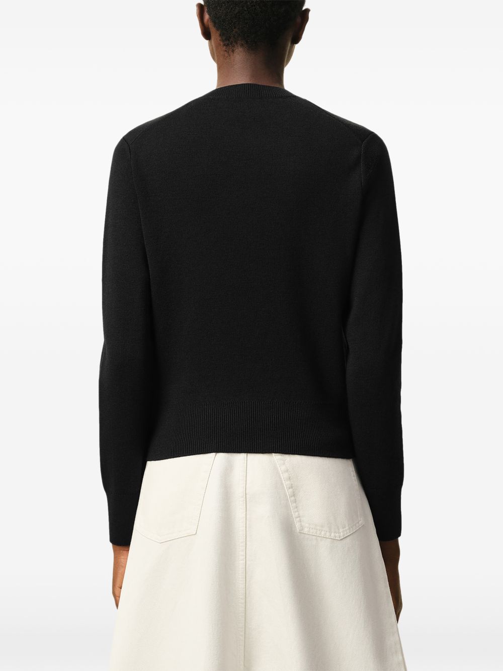 Ami Paris Women Ami De Coeur Wool Crewneck Sweater
