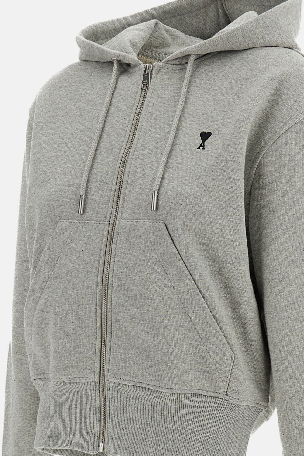 Ami Paris Women Hoodie With Contrasted Ami De Coeur