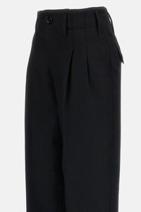 Ami Paris Women High Waist Wide Trousers