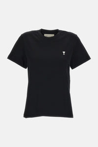 Ami Paris Ami Paris Women Tshirt With Contrasted Ami De Coeur
