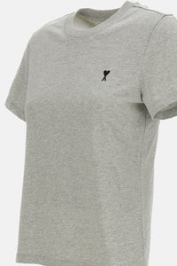 Ami Paris Ami Paris Women Tshirt With Contrasted Ami De Coeur