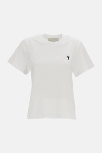 Ami Paris Ami Paris Women Tshirt With Contrasted Ami De Coeur