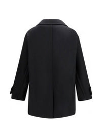 Ami Paris Men Wool Double-Breasted Coat