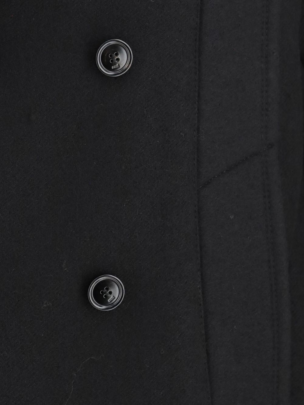 Ami Paris Men Wool Double-Breasted Coat