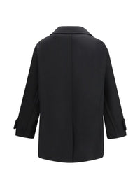 Ami Paris Men Wool Double-Breasted Coat