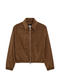 Ami Paris Men Velvet Cotton Blouson Jacket