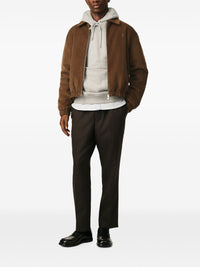 Ami Paris Men Velvet Cotton Blouson Jacket