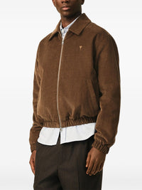 Ami Paris Men Velvet Cotton Blouson Jacket