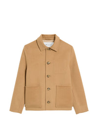 Ami Paris Men Wool And Cashmere Overshirt