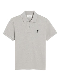Ami Paris Men Ami De Coeur Cotton Polo Shirt