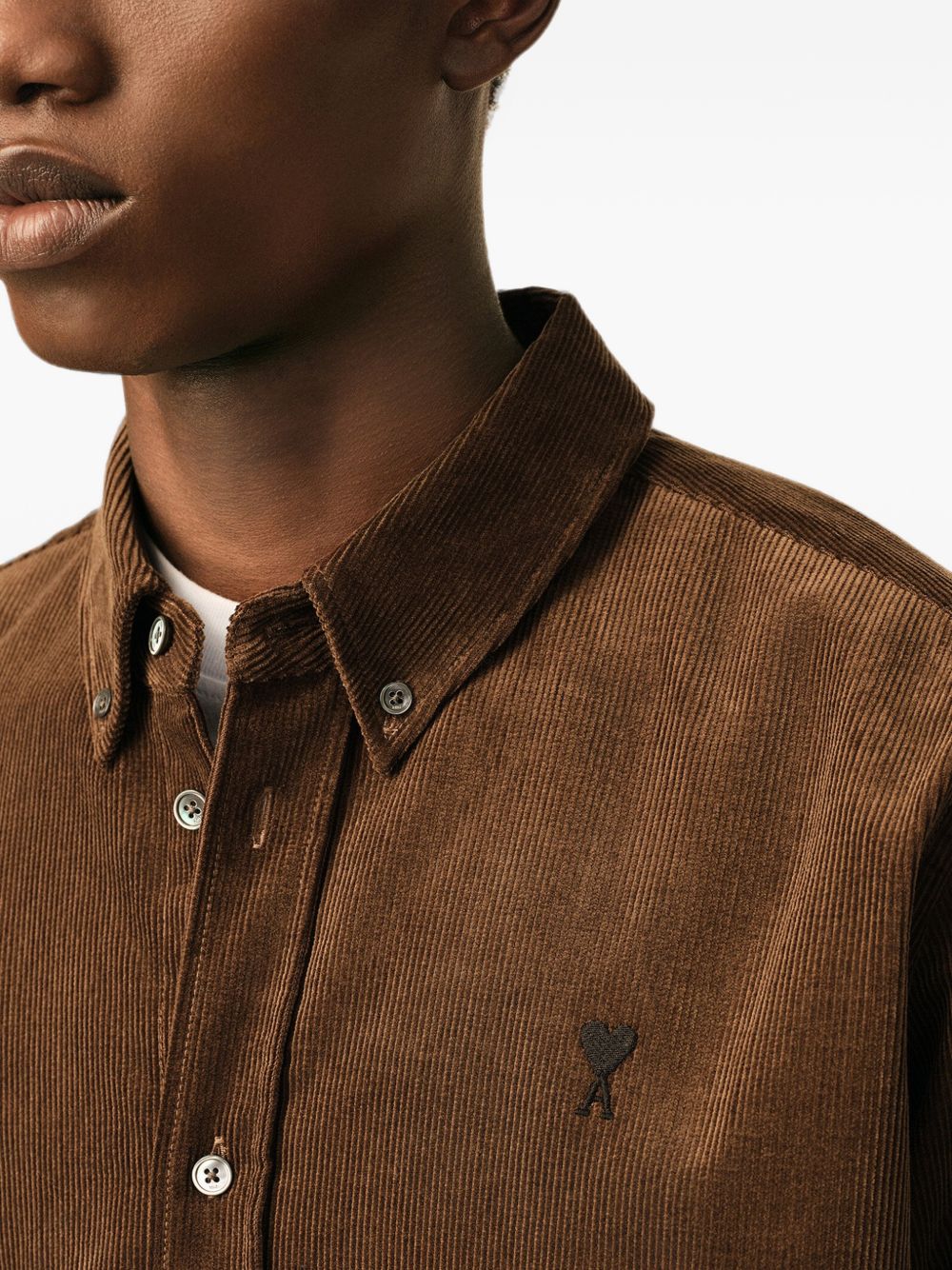 Ami Paris Men Velvet Shirt