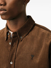 Ami Paris Men Velvet Shirt
