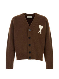 Ami Paris Men Ami De Coeur Wool Cardigan