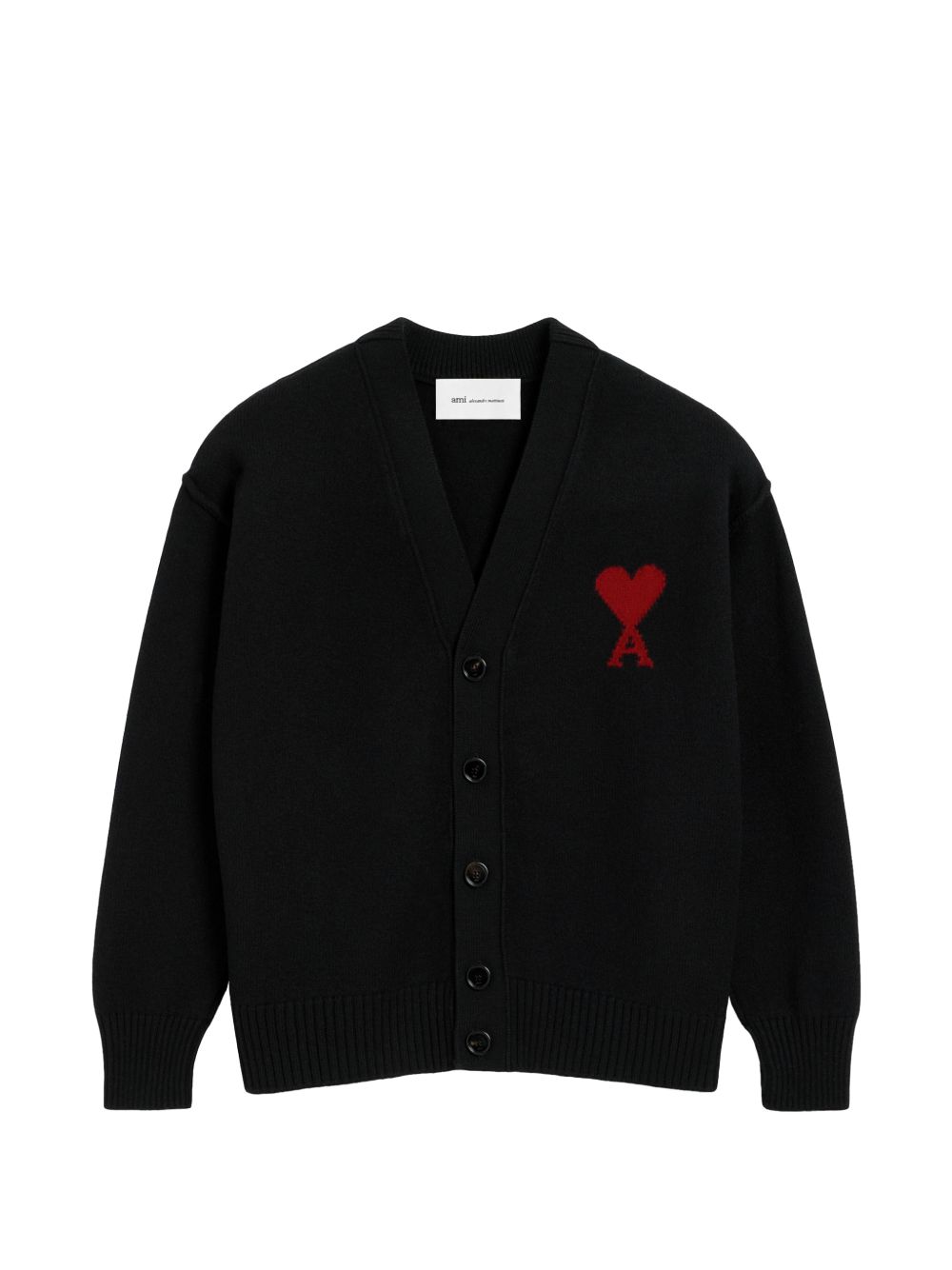 Ami Paris Men Ami De Coeur Wool Cardigan